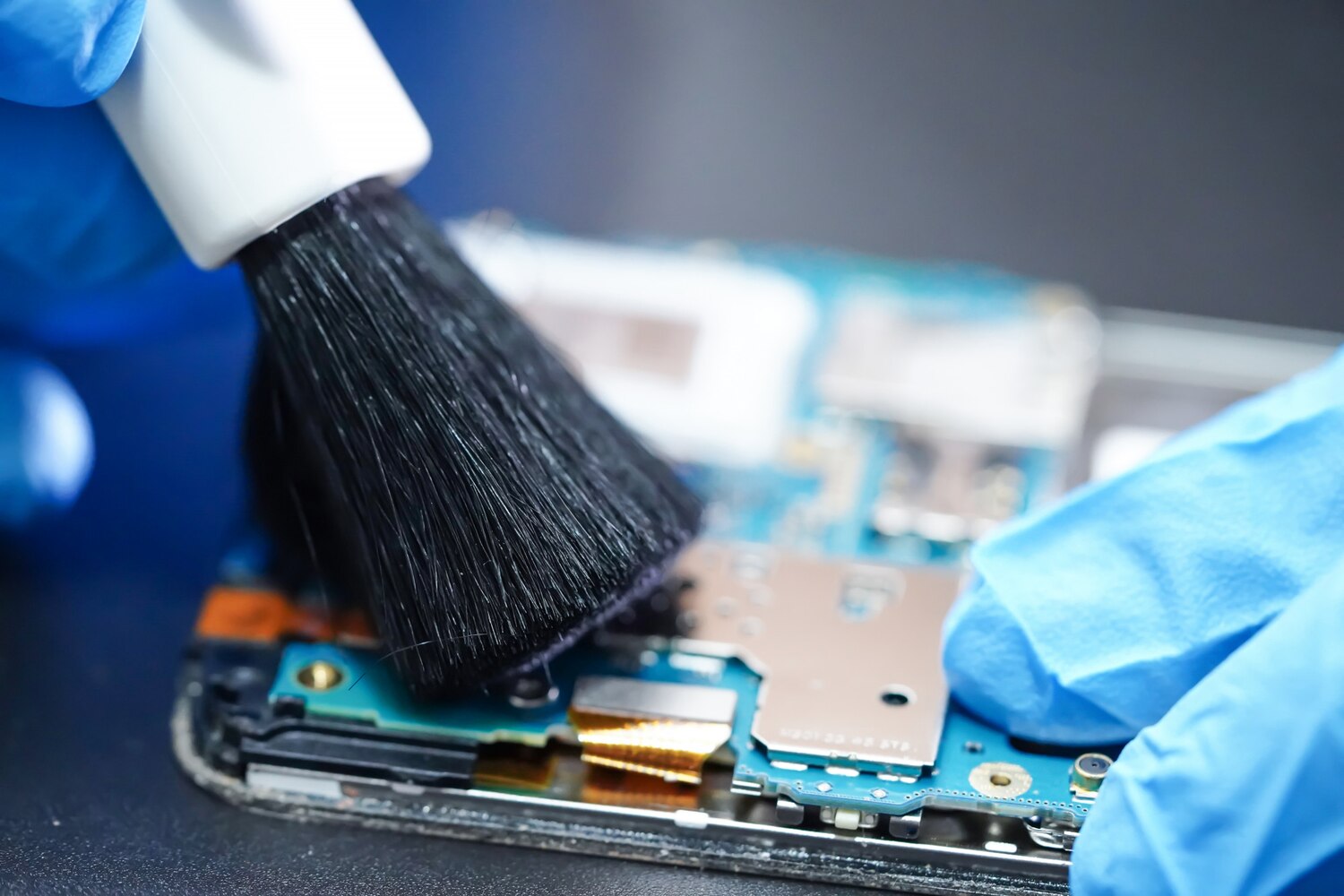 technician repair cleaning dirty micro circuit main board smartphone 39768 1388 technician repair cleaning dirty micro circuit main board smartphone 39768 1388